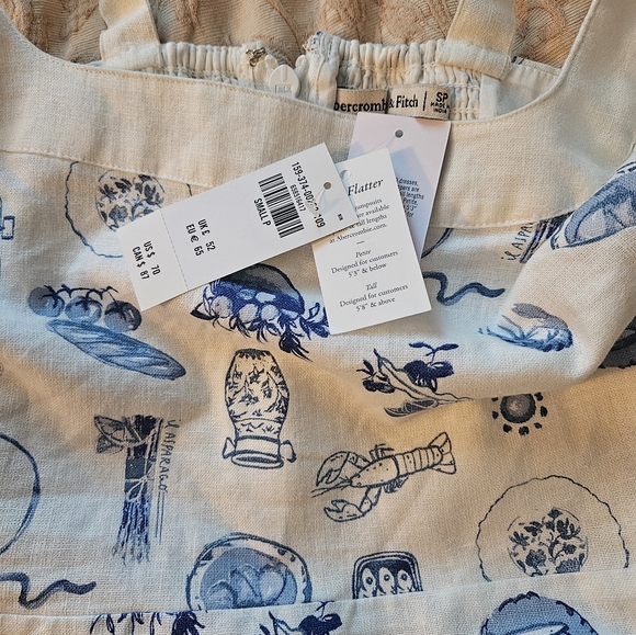 Abercrombie & Fitch linen blend Dress - Picture 7 of 8